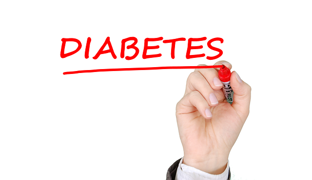 nápis diabetes